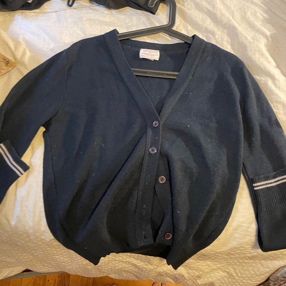 Classic Black Women's Cardigan Sweater